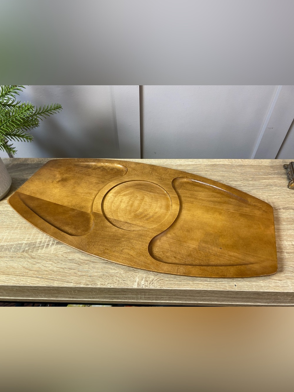 1950’s Baribocraft Baribo-Maid solid maple cheese charcuterie board handcrafted